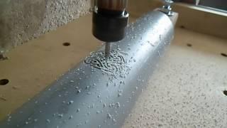 Engraving Curved Surfaces with bCNC autolevel