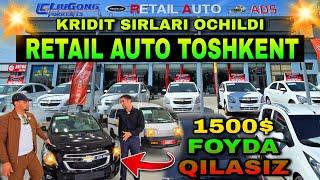 RETAIL AUTO KIRIDIT VA NAXTGA 12.VILOYATGA TOSHKENT NARXLARI KESKIN TUSHMOQDA