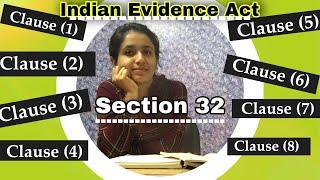 Section 32 of Indian Evidence Act|| Tutorial || Go legal