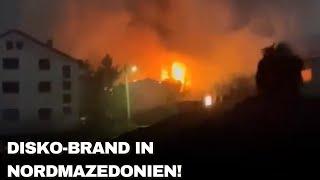 Tragödie in Nordmazedonien: Über 50 Tote bei Diskothek-Brand in Kocani