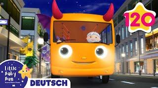 Die Räder vom Bus (Halloween) | Kinderlieder | Little Baby Bum Deutsch | Cartoons für Kinder
