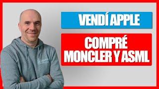 Vendí mis ACCIONES de APPLE, Empiezo a invertir en ASML y MONCLER