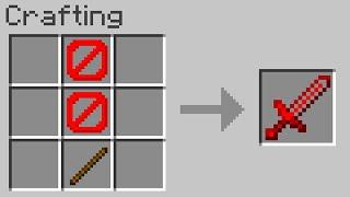 Minecraft but you can craft swords from BARRIERS...