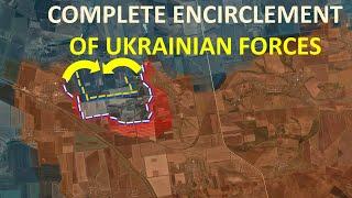 Complete Encirclement Of Ukrainian Forces l Russia Captures Most Of Novokalynove And Keramik