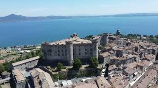 Bracciano Birthday Lunch in the Square with Drone of Castle. Wonderful!  - Bracciano Italy - ECTV