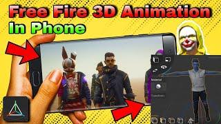 How To Make Free Fire 3D Montage In Android And Ios  3D Animation Videos