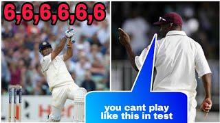 When Dhoni hit 6 SIXES in test and Lara stopped him from Playing!!