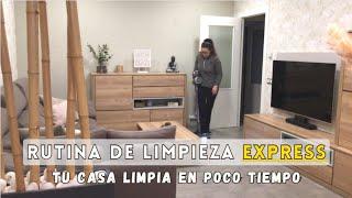 RUTINA EXPRESS  LIMPIEZA DIARIA de TODA la CASA ⏰| @elbauldemonica