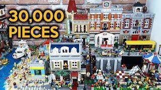 What a 30,000-piece Custom LEGO City Looks Like