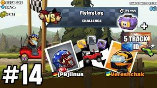 Hill Climb Racing 2: Fake [PR] Linus in FEATURED CHALLENGES #14 + 5 COOL TRACKS ID