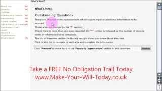 Make Your Will Today - FREE Trial of online Will Writing