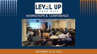 Level Up Your Data Workshops and Conferences for Data Professionals | November 25-26 in Brisbane