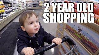 2 Year Old Shopping at Whole Foods