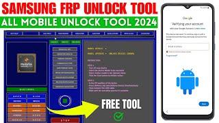 SAMSUNG FRP BYPASS, UNLOCK TOOL | ALL IN ONE MOBILE UNLOCK TOOL 2024