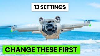 DJI Mini 3 PRO | 13 SETTINGS New Pilots SHOULD CHANGE IMMEDIATELY!