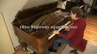 Ethelbert Nevin's Narcissus on 1860 Steinway square piano, Artis Wodehouse pianist