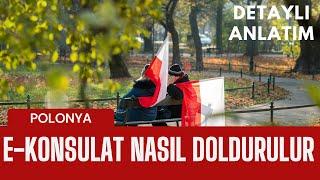 POLONYA İŞÇİ VİZESİ ( D TİPİ VİZE ) E-KONSULAT NASIL DOLDURULUR? PART 1 DETAYLI ANLATIM!