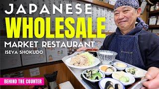 Behind the Counter at a Secret Japanese Wholesale Market Restaurant