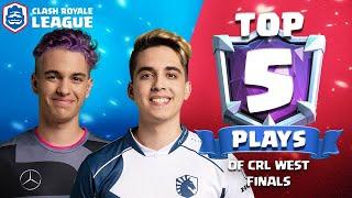 Top 5 Plays of CRL West Finals (SK Gaming & Team Liquid) | Clash Royale League