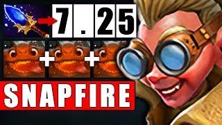 СНЕПФАЕР с АГАНИМОМ! НОВЫЙ ПАТЧ 7.25 - SNAPFIRE ДОТА 2 | DOTA 2