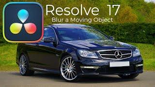 How To Blur A License Plate in DaVinci Resolve 17 - Auto Tracking - Track and Blur A Moving Object