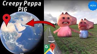 I Found Scary Peppa Pig ! on Google Maps and Google Earth #mystisk #googleearth