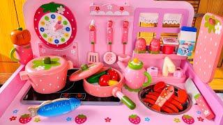 Satisfying with Unboxing Cute Kitchen Cooking PlaySet, Cash Register Review Toys Compilation ASMR