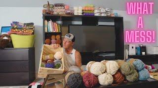 Let's organize this yarn chaos! - Designing my new yarn room! | URBAN FARMBOYS