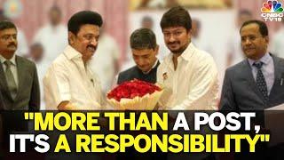 Udhayanidhi Stalin Takes Oath as Tamil Nadu Deputy CM: 'More Than a Post, It's a Responsibility'