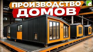 Модульный дом. За кулисами производства - путешествие от лесопилки до участка заказчика.