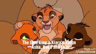 The Lion King Kiara's Reign     Asha, Koda and Leah