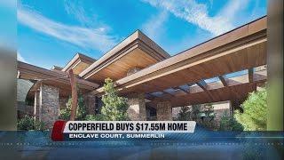 David Copperfield buys new house in Vegas