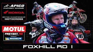 Apico Honda fastest 40 Rd 1 at Foxhill