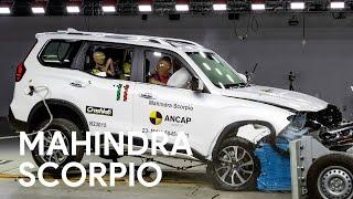 ANCAP safety & crash testing a Mahindra Scorpio