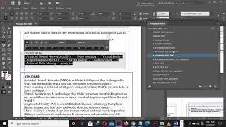 INDESIGN Tabs