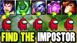 LEAGUE OF LEGENDS BUT ONE OF US IS A SECRET IMPOSTOR! (AND IS TRYING TO LOSE)