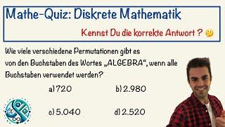 Mathe-Quiz: Diskrete Mathematik. Kennst Du die korrekte Antwort?