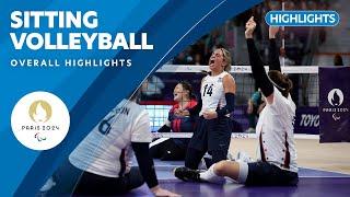 Sitting Volleyball Highlights | Paris 2024 Paralympic Games ️