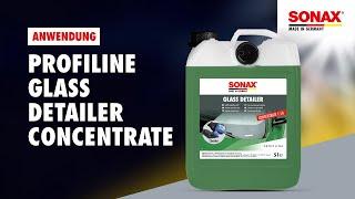 Anwendung SONAX PROFILINE Glass Detailer Concentrate