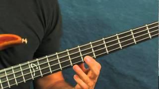 Bass guitar lesson play that funky music wild cherry