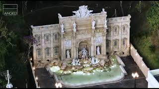 Réplica da Fontana Di Trevi, de Roma, Itália (Serra Negra-SP)