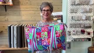 Learn to make a Patchwork Duffle Bag! Fun Sewing Class at The Sewing House! Video