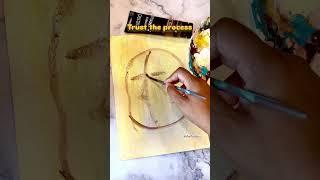 Hanuman Ji drawing using acrylic #hanumanji #acrylic painting
