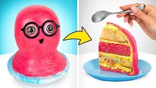 슬릭 슬라임 샘 케이크 만드는 법!