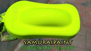 Learn to Spray Florescent YELLOW of Samurai Paint 56**