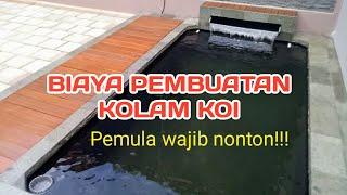 Biaya Membuat Kolam Koi Sederhana