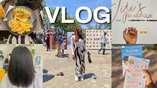 VLOG: Maintenance, Natural Hair Care, Family Lunch, Church, New Reads etc | KayxTee