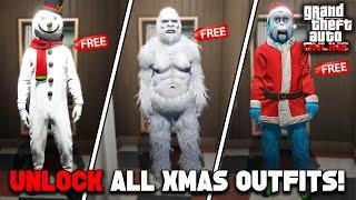 UNLOCK The Gooch Outfit, Snowman Outfit & Yeti Outfit In GTA 5 Online!