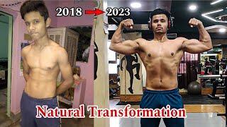 5 Years Natural Body Transformation (2018-2023) | Jatin Kushwah