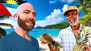 Antigua & Barbuda's Best Street Food!! Black Pineapple And Caribbean Food!!